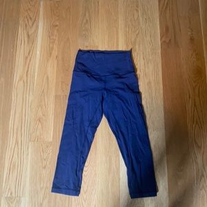 Size 4 lulu lemon align cropped leggings